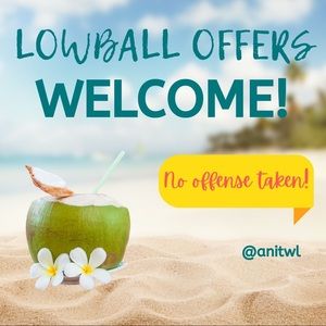 Please feel free to send me an offer! 😘🥰😘